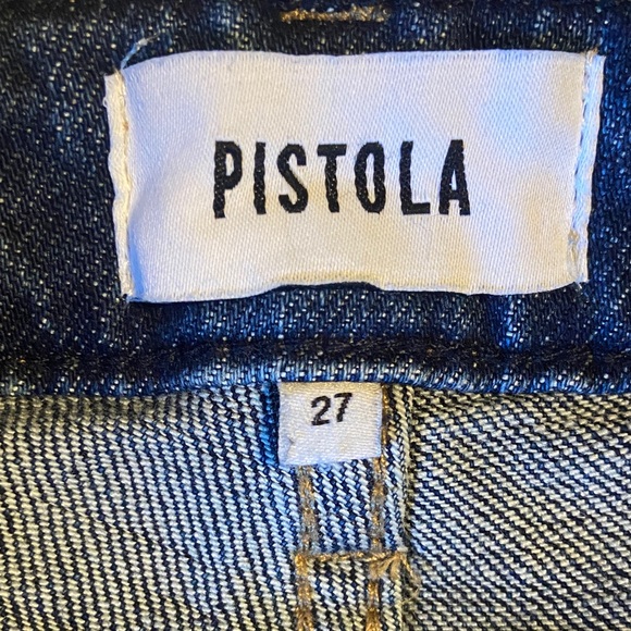 PISTOLA Cara Essex Distressed Jeans in Dark Wash Size 27 - Picture 3 of 13